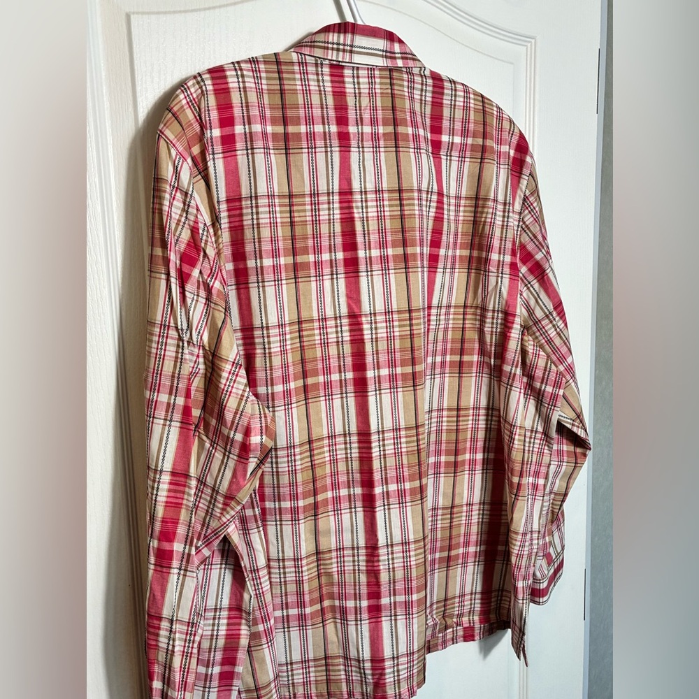 Women’s Alfred Dunner Long Sleeve Button Up Pink Plaid Shirt NWT Size 22W - Picture 10 of 13